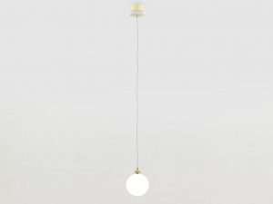 002c1210 Lámpara Suspensión Vintage Globo Oro y Marmol