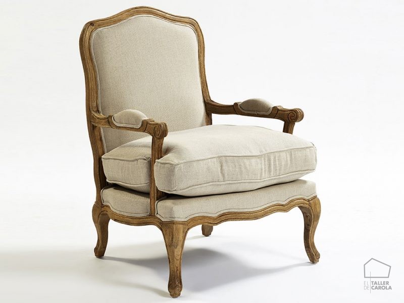 007ch863nat butaca francesa tapizada roble 72x66xh97cms 007ch863nat butaca francesa tapizada roble 72x66xh97cms