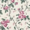 Papel Pintado FRE Flores Vintage Rosa