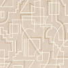 PAPEL PINTADO VINILICO ALE Geométrico Nude
