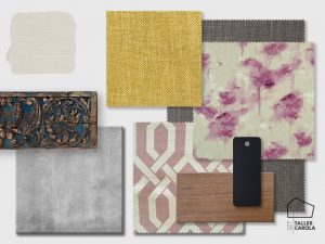 moodboard decoración salón en valencia